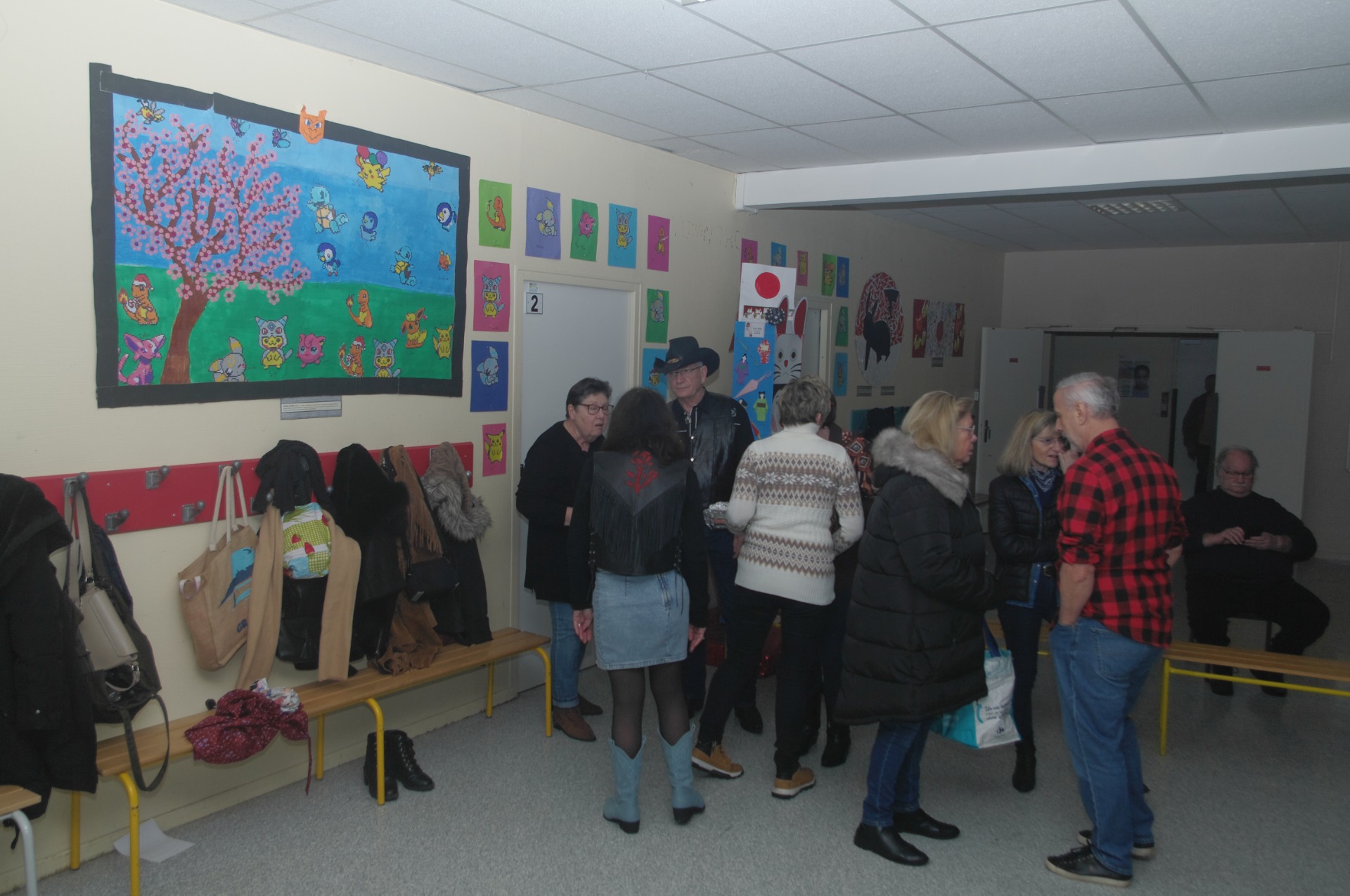 Arrivée des danseurs 